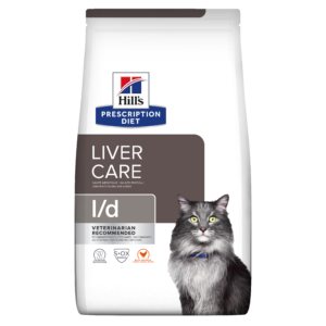 Hill's PRESCRIPTION DIET l/d Liver Care - лечебна суха храна за котки с чернодробни проблеми, с пилешко