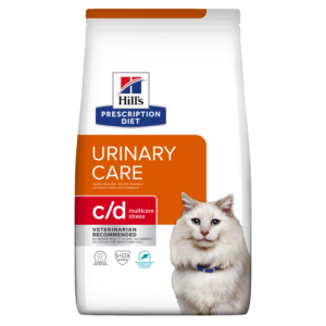 Hill's PRESCRIPTION DIET c/d Urinary Stress with Ocean Fish - лечебна суха храна за котки с уринарни проблеми, идиопатичен цистит - с океанска риба
