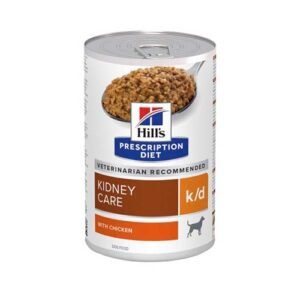 Hill's PRESCRIPTION DIET k/d Kidney Care - лечебна мокра храна за кучета с бъбречна недостатъчност, консерва с пилешко