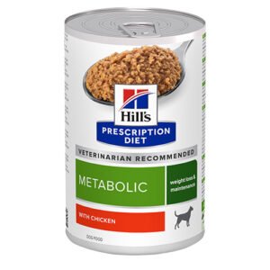 Prescription Diet Canine Metabolic консерва – лечебна храна за намаляване и поддържане на теглото при кучета с наднормено тегло