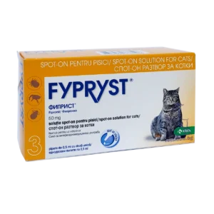 Fypryst/ Фиприст 50 mg. - за котки / 3 броя пипети /
