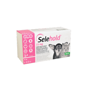 Selehold – Селехолд 15 мг. за кучета и котки < 2.5 кг. кутия 3 пипети