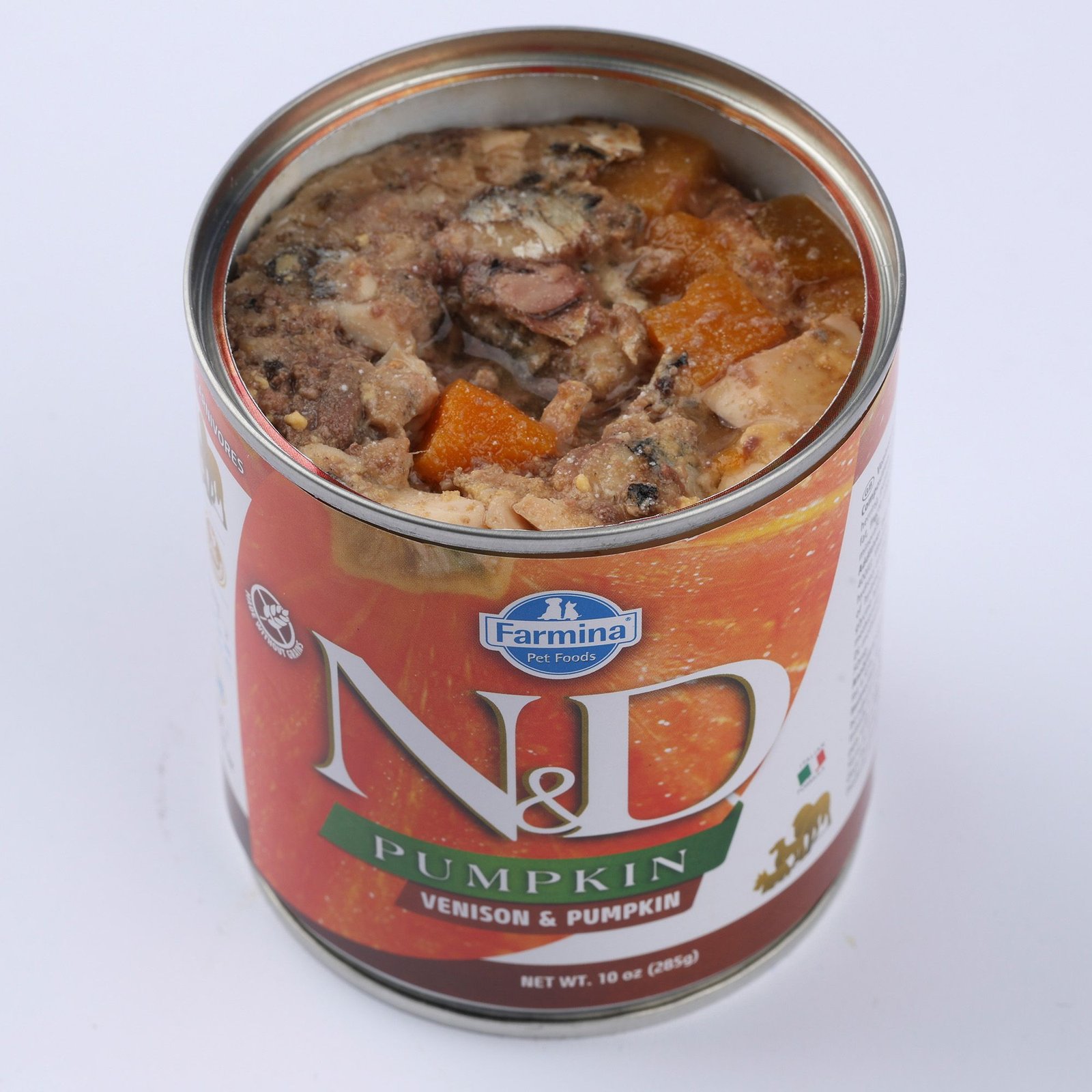 N&D Pumpkin & Venison Adult dog – пълноценна мокра храна без зърнени култури за кучета от всички породи в зряла възраст с еленско месо и тиква, консерва 285г. - Image 3