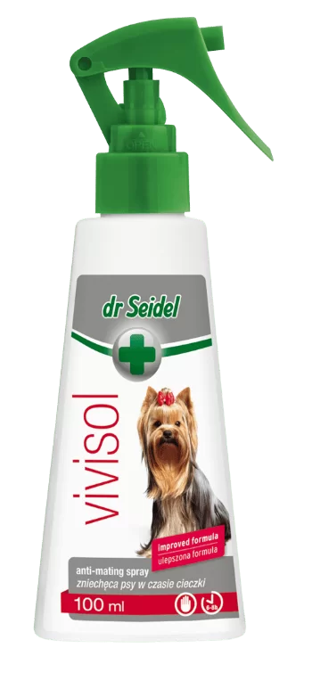 Dr.Seidel Vivisol/ Вивисол спрей - маскиращ сексуалните сигнали, излъчвани от разгонените женски кучета 100 мл