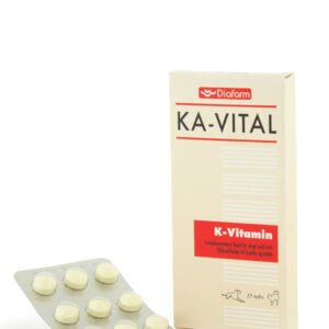 Diafarm Ka Vital таблетки с витамин К за кучета и котки 10 mg -15 таблетки
