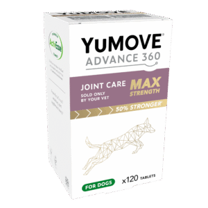YuMOVE ADVANCE 360 Max Strength за кучета- най-мощна формула, която подпомага ставния метаболизъм в случай на остеоартрит.