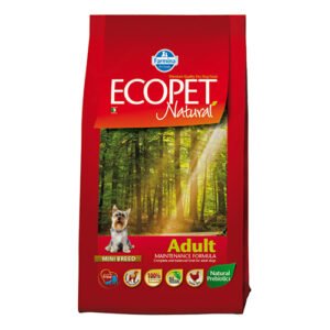 Farmina ECOPET NATURAL ADULT MINI - пълноценна суха храна за кучета в зряла възраст от дребни породи с пилешко/ Пакет 2.5кг.