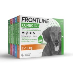 Frontline Combo – Спот он против бълхи (яйца, ларви и възрастни), кърлежи и хапещи въшки при кучета, кутия с 3 пипети