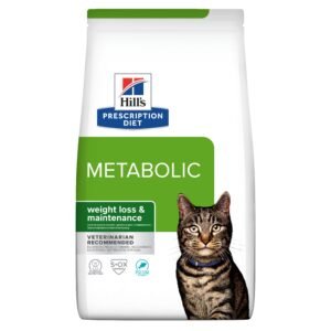 Hill's PRESCRIPTION DIET Feline Metabolic Tuna - лечебна суха храна за котки в зряла възраст с наднормено тегло, с риба тон