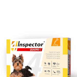 Inspector quadro С spot-on / Инспектор куадро С спот-он за кучета 1 – 4 кг 1 пипета