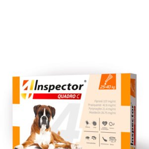 Inspector quadro С spot-on / Инспектор куадро С спот-он за кучета 25 – 40 кг 1 пипета