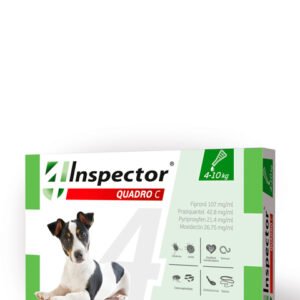 Inspector quadro С spot-on / Инспектор куадро С спот-он за кучета 4 – 10 кг 1 пипета