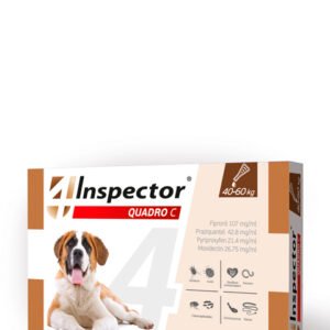Inspector quadro С spot-on / Инспектор куадро С спот-он за кучета 40 – 60 кг 1 пипета