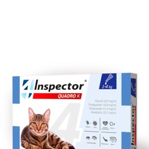 Inspector quadro K spot-on / Инспектор куадро К спот-он за котки 1 – 4 кг 1 пипета