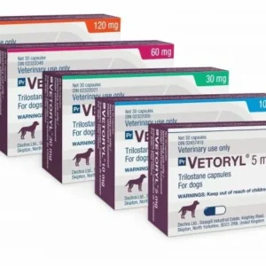 Vetoryl (Trilostane) - Веторил (Трилостан) твърди капсули за кучета 30 капсули