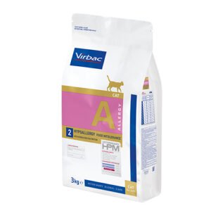 VIRBAC- A2 - Cat Hypoallergy with Hydrolysed Fish Protein - Диетична храна с  хидролизиран протеин от сьомга за котки с хранителни алергии