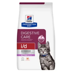 Hill's PRESCRIPTION DIET i/d KITTEN Digestive Care – Лечебна суха храна за котенца с храносмилателни разстройства, с пилешко